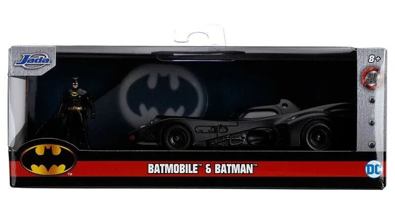 JADA 1989 BATMAN BATMOBILE WITH BATMAN FIGURE