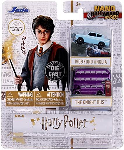 JADA NANO HARRY POTTER 2 PACK FORD ANGLIA AND KNIGHT BUS