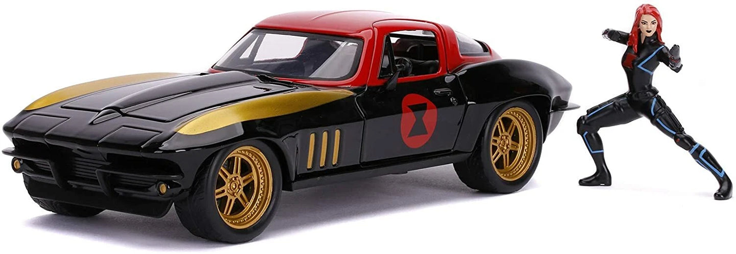 JADA 1966 CHEVROLET CORVETTE BLACK WIDOW