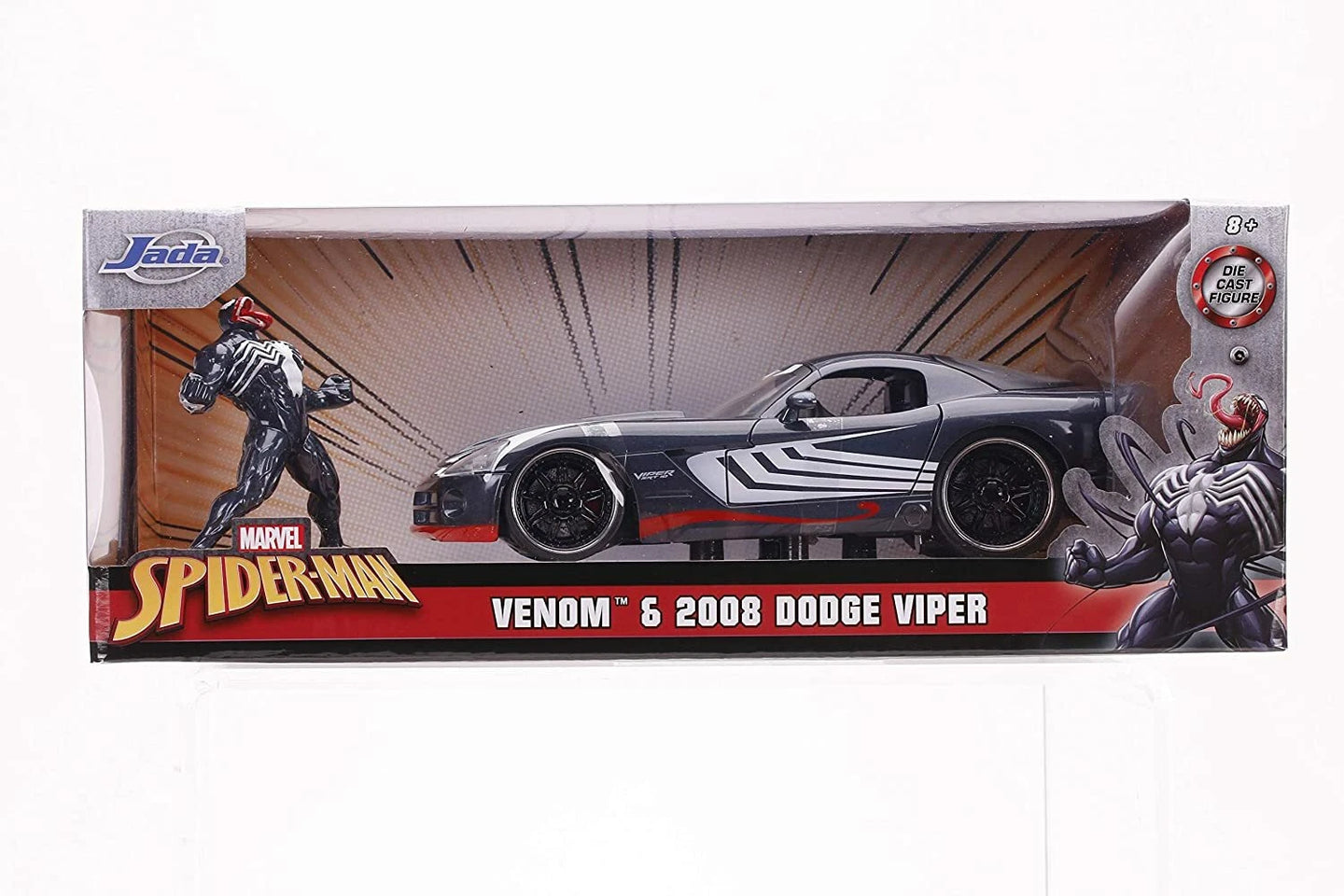 JADA 2008 DODGE VIPER SRT-10 + VENOM FIGURE
