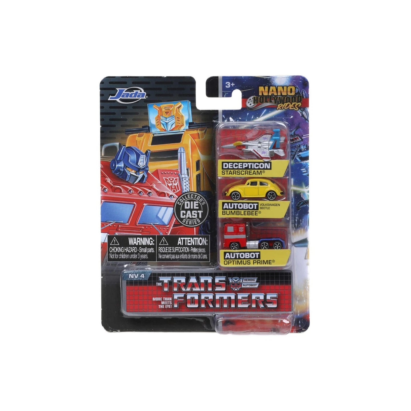JADA NANO G1 TRANSFORMERS 3 PACK ASSORTMENT