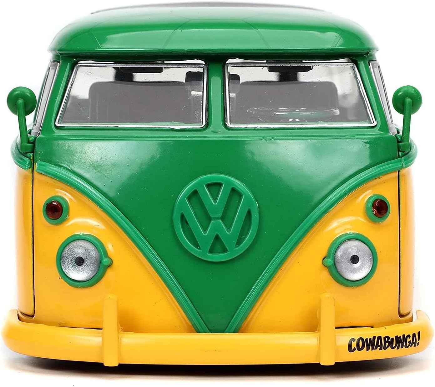JADA 1962 VW BUS TEENAGE MUTANT NINJA TURTLES WITH LEONARDO FIGURE