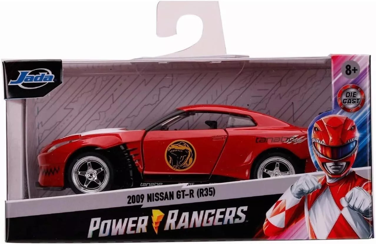 JADA 2009 NISSAN GT-R RED POWER RANGER (POWER RANGERS)