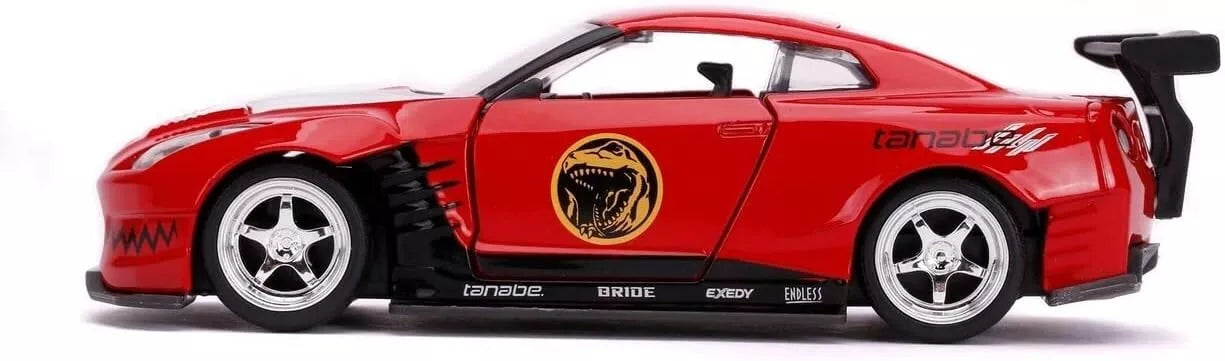 JADA 2009 NISSAN GT-R RED POWER RANGER (POWER RANGERS)