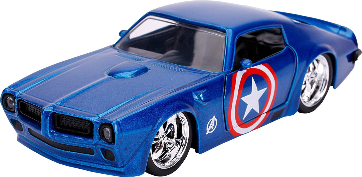 JADA 1972 PONTIAC FIREBIRD CAPTAIN AMERICA
