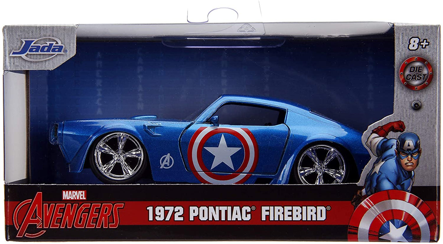 JADA 1972 PONTIAC FIREBIRD CAPTAIN AMERICA