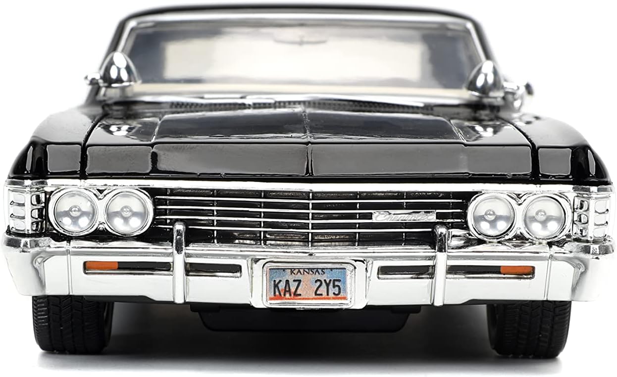 JADA 1967 CHEVY IMPALA WITH DEAN WINCHESTER FIGURE SUPERNATURAL