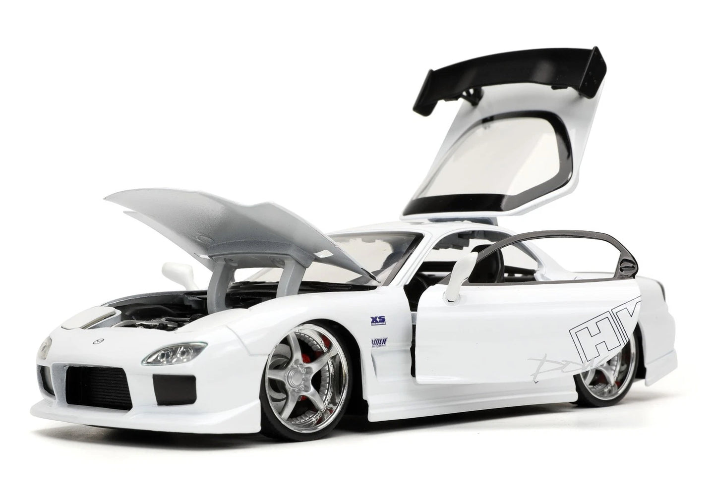 JADA 1993 MAZDA RX-7 WHITE FAST AND FURIOUS