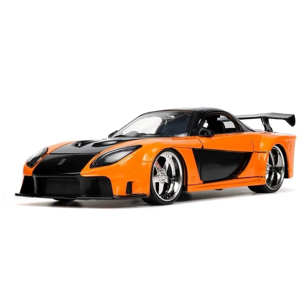 JADA 1995 MAZDA RX-7 WIDEBODY WITH HAN FIGURE FAST AND FURIOUS