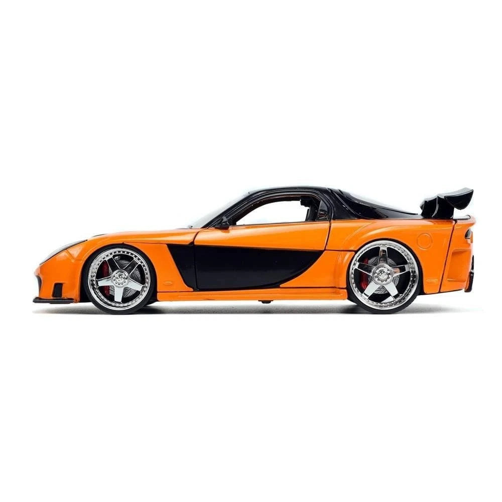 JADA 1995 MAZDA RX-7 WIDEBODY WITH HAN FIGURE FAST AND FURIOUS