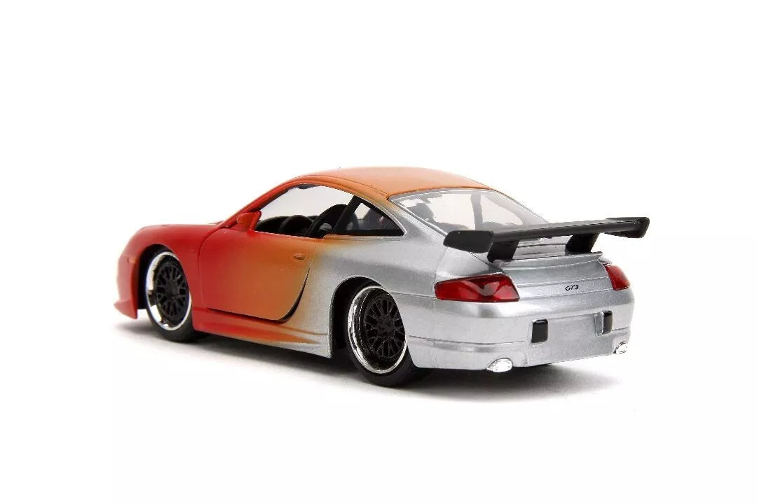 JADA PINK SLIPS PORSCHE 911 GT3 RS ORANGE GRADIENT CANDY SILVER