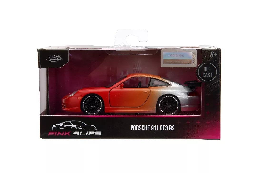 JADA PINK SLIPS PORSCHE 911 GT3 RS ORANGE GRADIENT CANDY SILVER