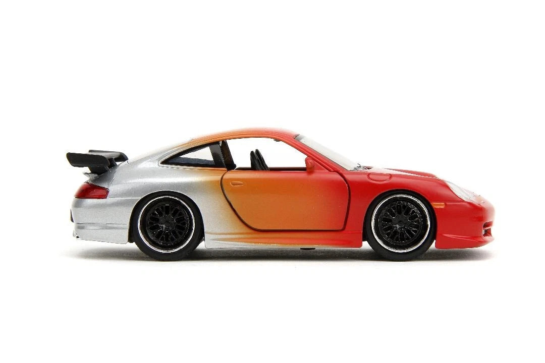 JADA PINK SLIPS PORSCHE 911 GT3 RS ORANGE GRADIENT CANDY SILVER