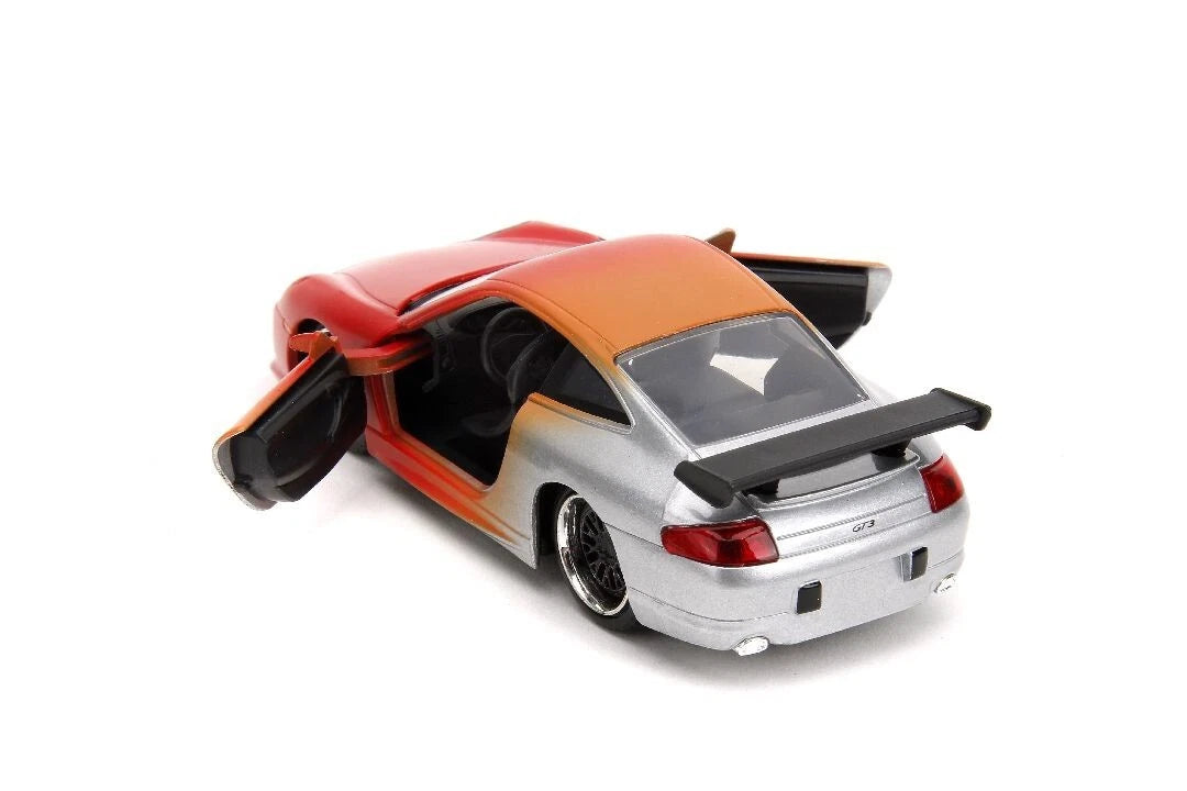 JADA PINK SLIPS PORSCHE 911 GT3 RS ORANGE GRADIENT CANDY SILVER