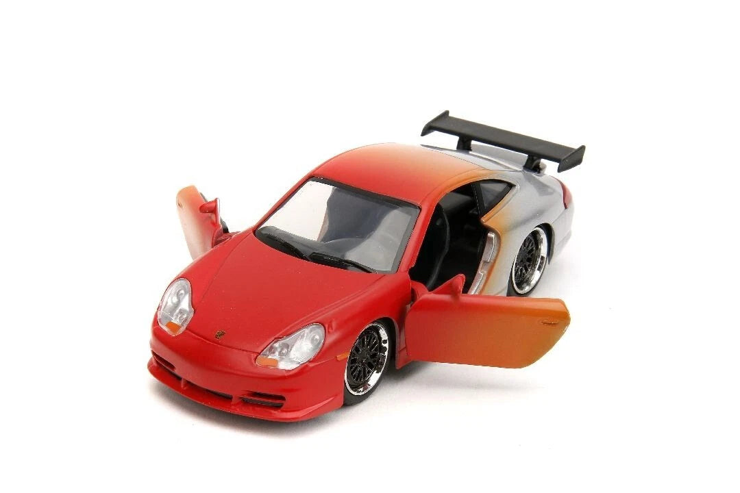 JADA PINK SLIPS PORSCHE 911 GT3 RS ORANGE GRADIENT CANDY SILVER