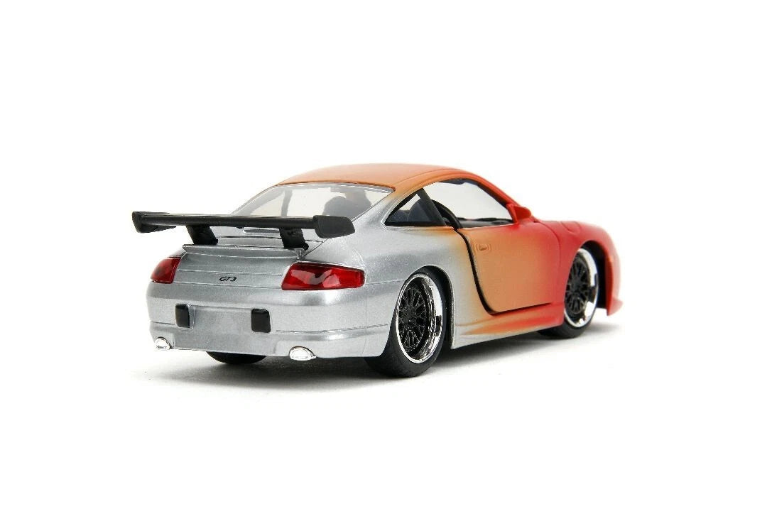 JADA PINK SLIPS PORSCHE 911 GT3 RS ORANGE GRADIENT CANDY SILVER