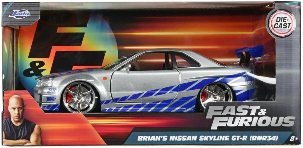 JADA 2002 NISSAN SKYLINE GTR R34 FAST & FURIOUS 7