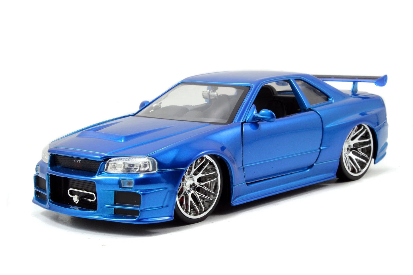 JADA 2002 NISSAN SKYLINE GTR R34 FAST AND FURIOUS BLUE