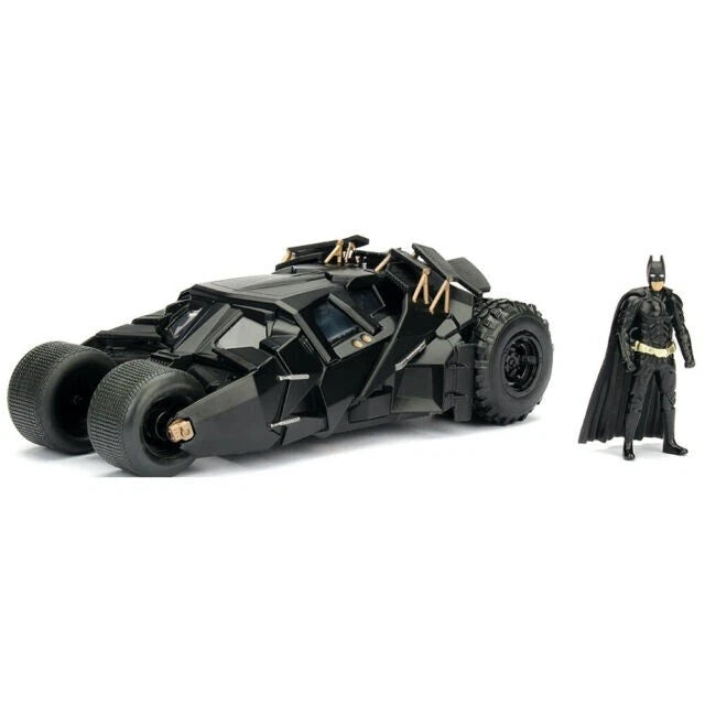 JADA 2008 THE DARK KNIGHT BATMOBILE + BATMAN FIGURE