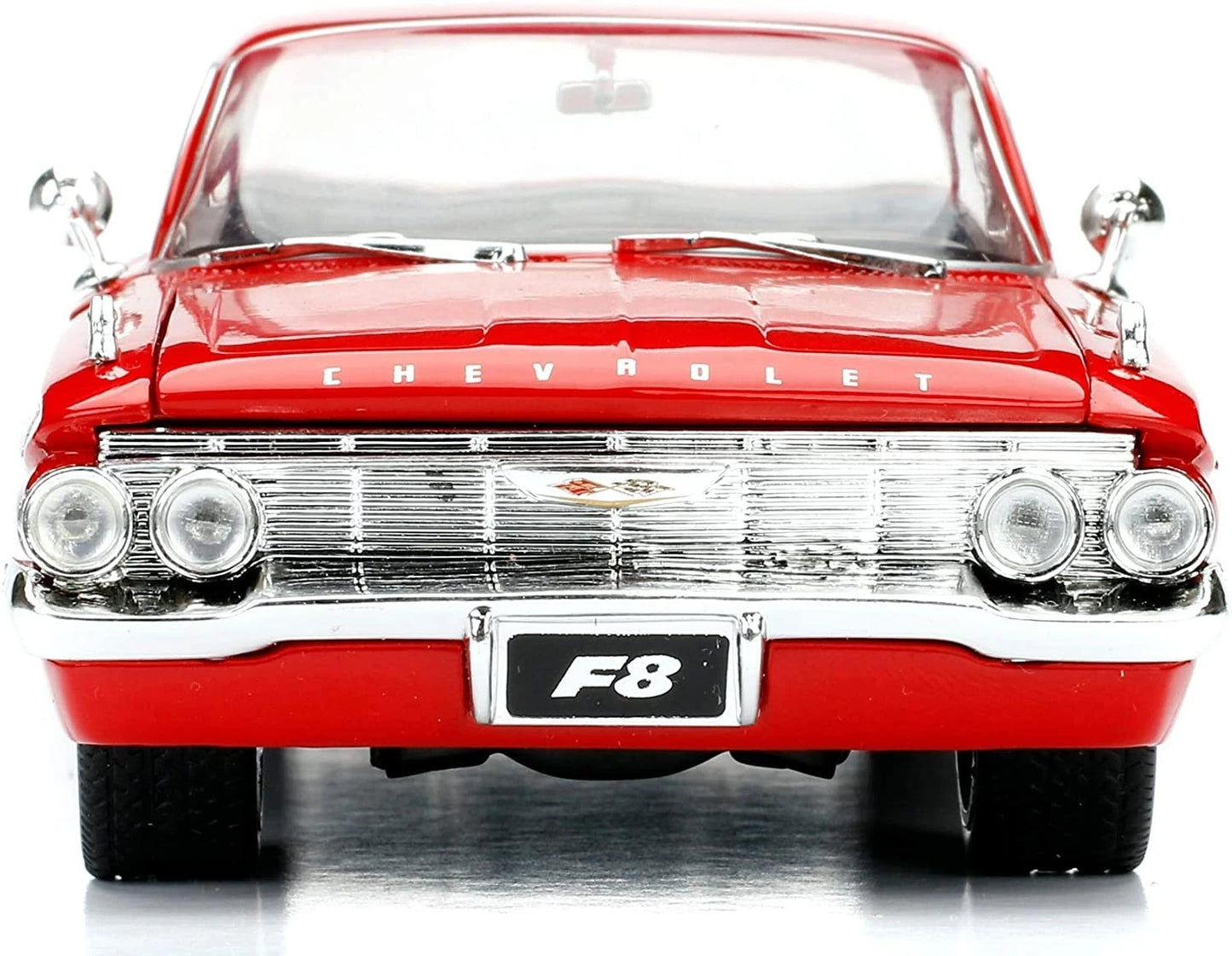 JADA 1961 CHEVROLET IMPALA DOMS FAST AND FURIOUS 8 RED