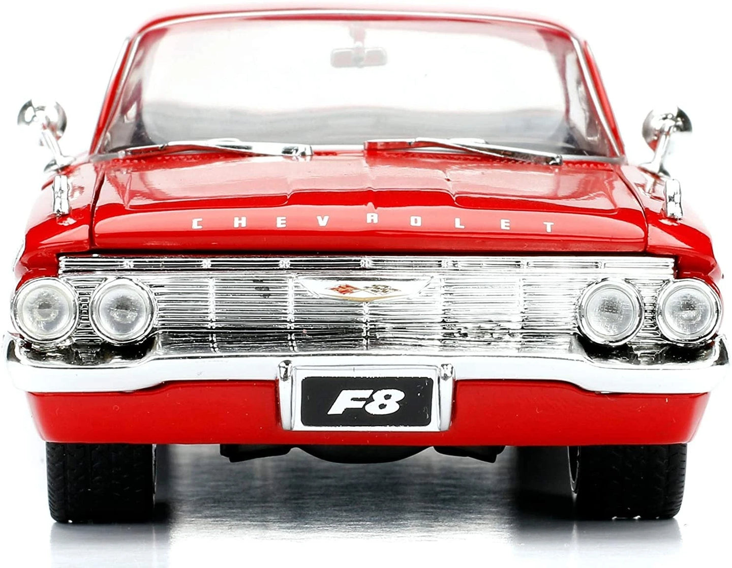JADA 1961 CHEVROLET IMPALA DOMS FAST AND FURIOUS 8 RED