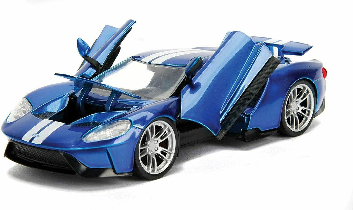 JADA 2017 FORD GT BLUE BIG TIME MUSCLE