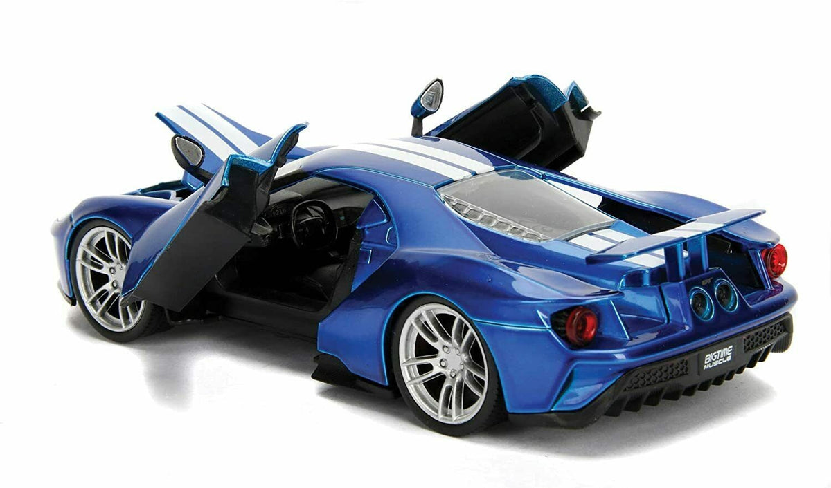 JADA 2017 FORD GT BLUE BIG TIME MUSCLE