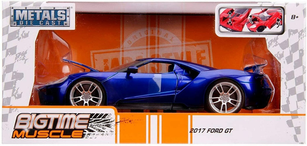 JADA 2017 FORD GT BLUE BIG TIME MUSCLE