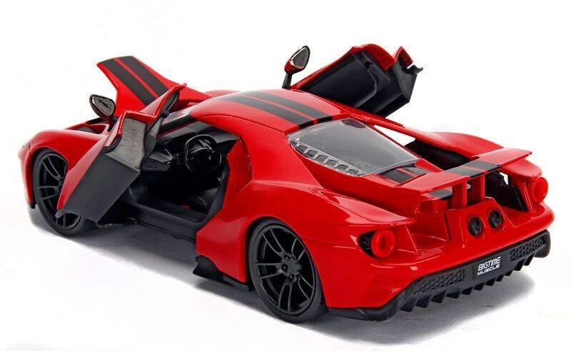 JADA FORD GT RED WITH BLACK STRIPES 2021 HERITAGE EDITION