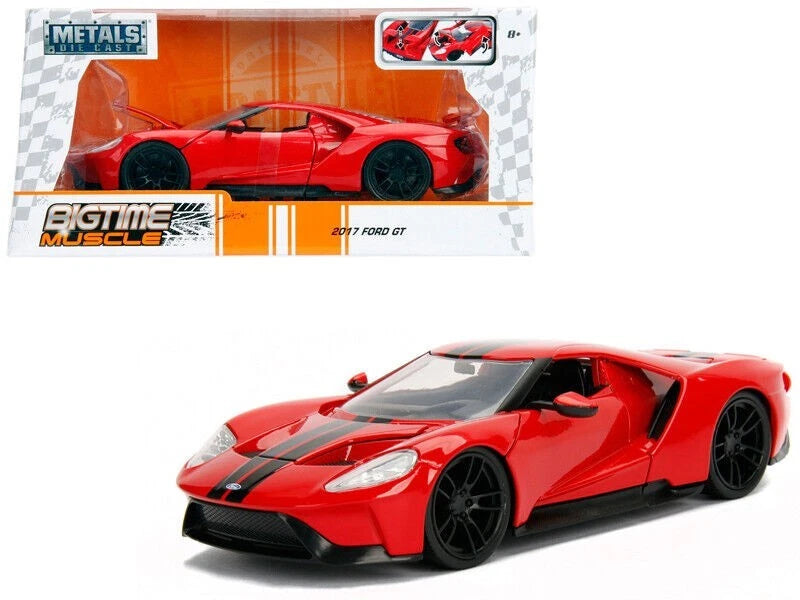 JADA FORD GT RED WITH BLACK STRIPES 2021 HERITAGE EDITION