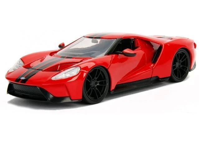 JADA FORD GT RED WITH BLACK STRIPES 2021 HERITAGE EDITION