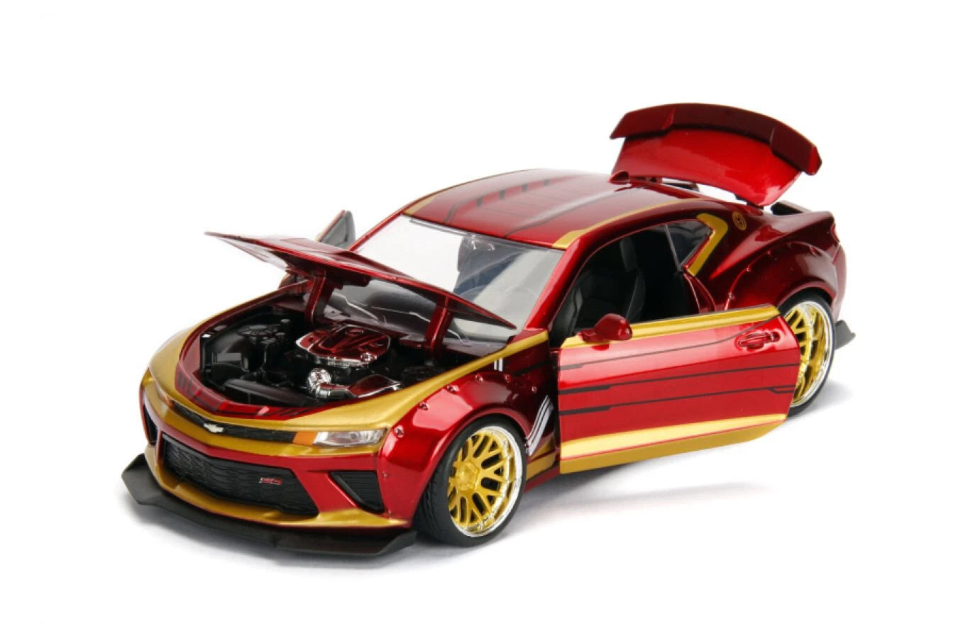 JADA 2016 CHEVROLET CAMARO + IRON MAN FIGURE