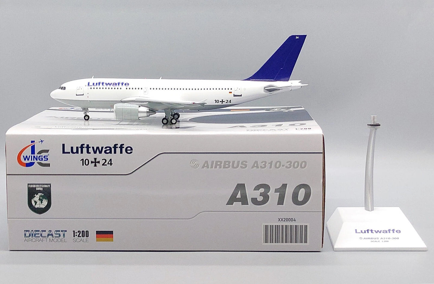 JC WINGS A310-300 LUFTWAFFE REG: 10 24