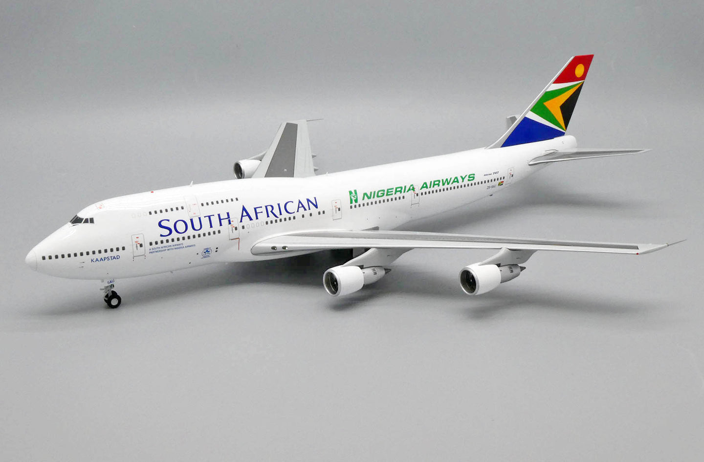 JC WINGS B747-300 SOUTH AFRICAN AIRWAYS "NIGERIA AIRWAYS" REG: ZS-SAU