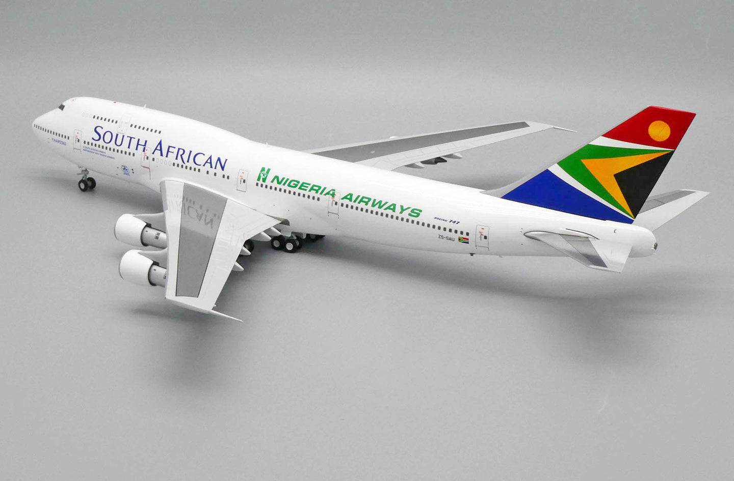 JC WINGS B747-300 SOUTH AFRICAN AIRWAYS "NIGERIA AIRWAYS" REG: ZS-SAU