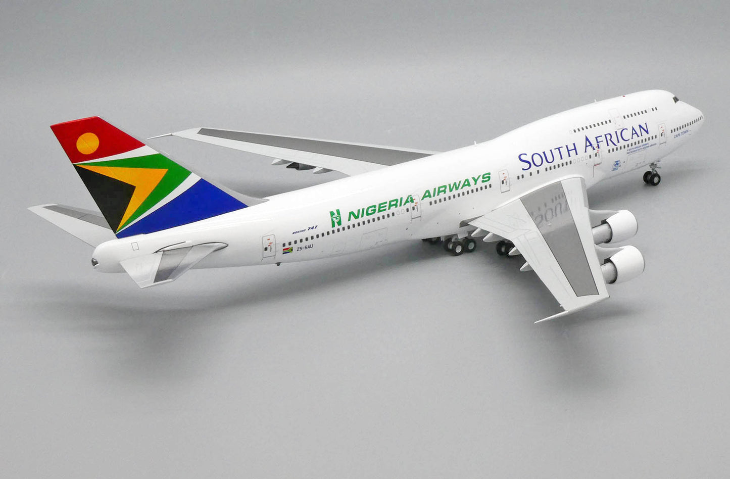 JC WINGS B747-300 SOUTH AFRICAN AIRWAYS "NIGERIA AIRWAYS" REG: ZS-SAU