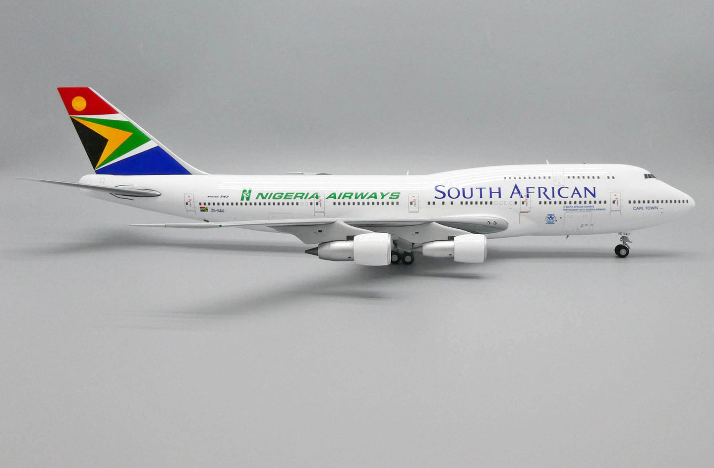 JC WINGS B747-300 SOUTH AFRICAN AIRWAYS "NIGERIA AIRWAYS" REG: ZS-SAU