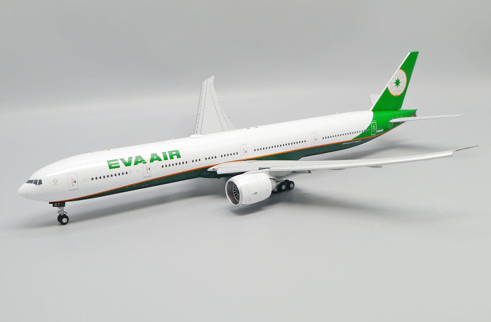 JC WINGS B777-300ER EVA AIR (ADVANCED ENGINE OPTION) (FLAPS DOWN) REG: ZK-OKT WITH STAND