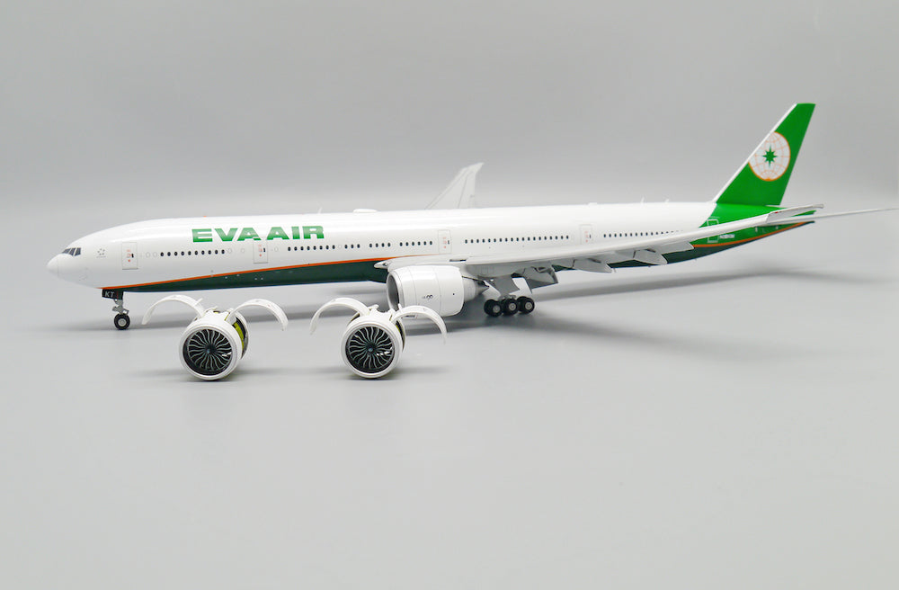 JC WINGS B777-300ER EVA AIR (ADVANCED ENGINE OPTION) (FLAPS DOWN) REG: ZK-OKT WITH STAND