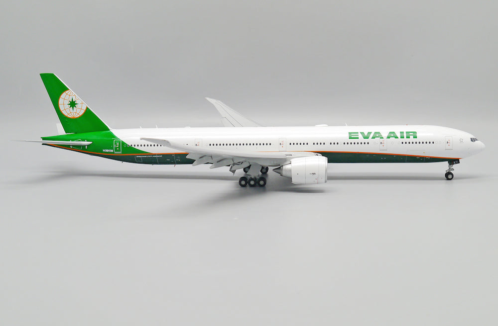JC WINGS B777-300ER EVA AIR (ADVANCED ENGINE OPTION) (FLAPS DOWN) REG: ZK-OKT WITH STAND