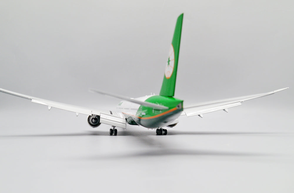JC WINGS B777-300ER EVA AIR (ADVANCED ENGINE OPTION) (FLAPS DOWN) REG: ZK-OKT WITH STAND