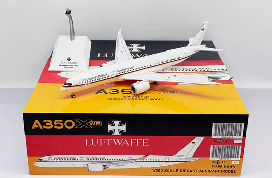 JC WINGS A350-900ACJ GERMAN AIR FORCE (FLAPS DOWN) REG: 10+01