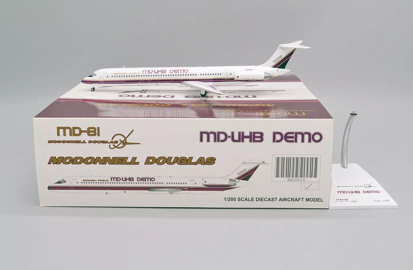 JC WINGS MD-81 HOUSE COLOUR REG: N980DC
