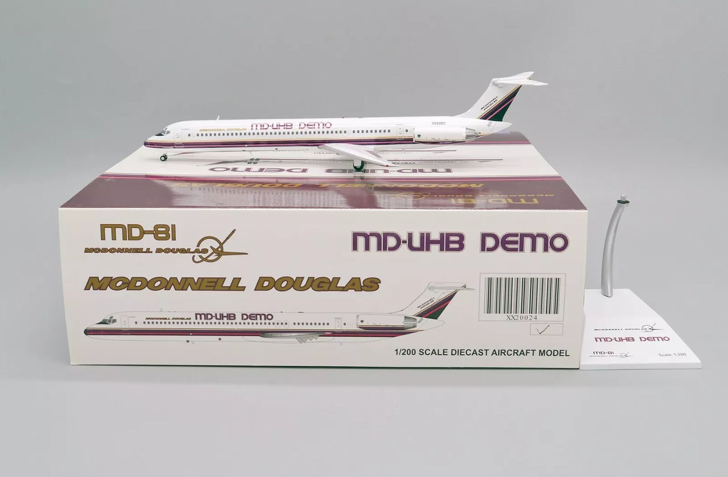 JC WINGS MD-81 HOUSE COLOUR REG: N980DC
