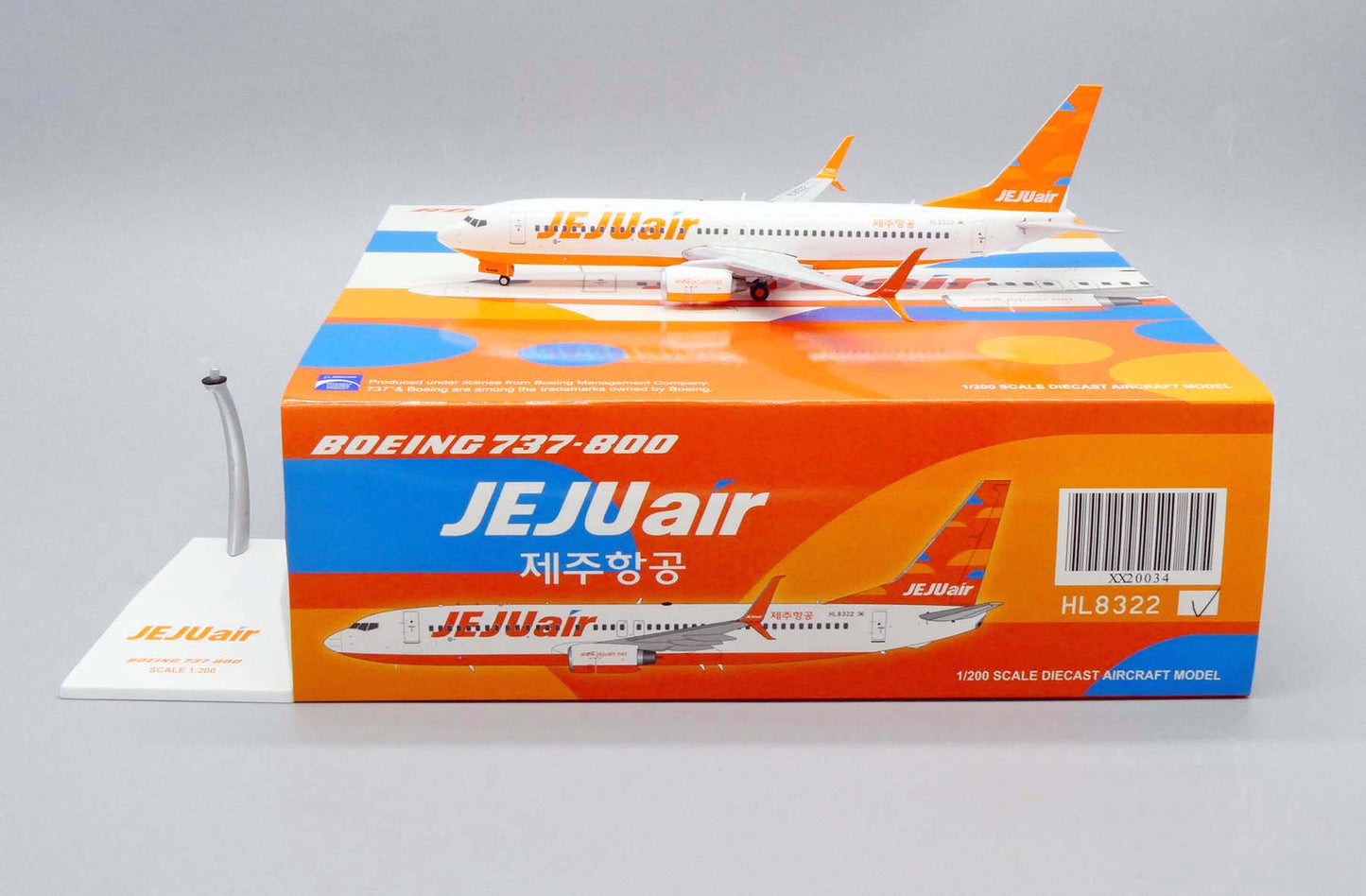 JCWINGS B737-800 JEJU AIR REG: HL8322