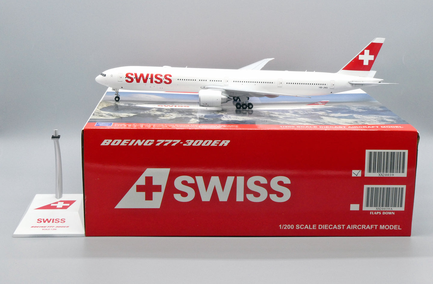 JC WINGS B777-300ER SWISS REG: HB-JNG