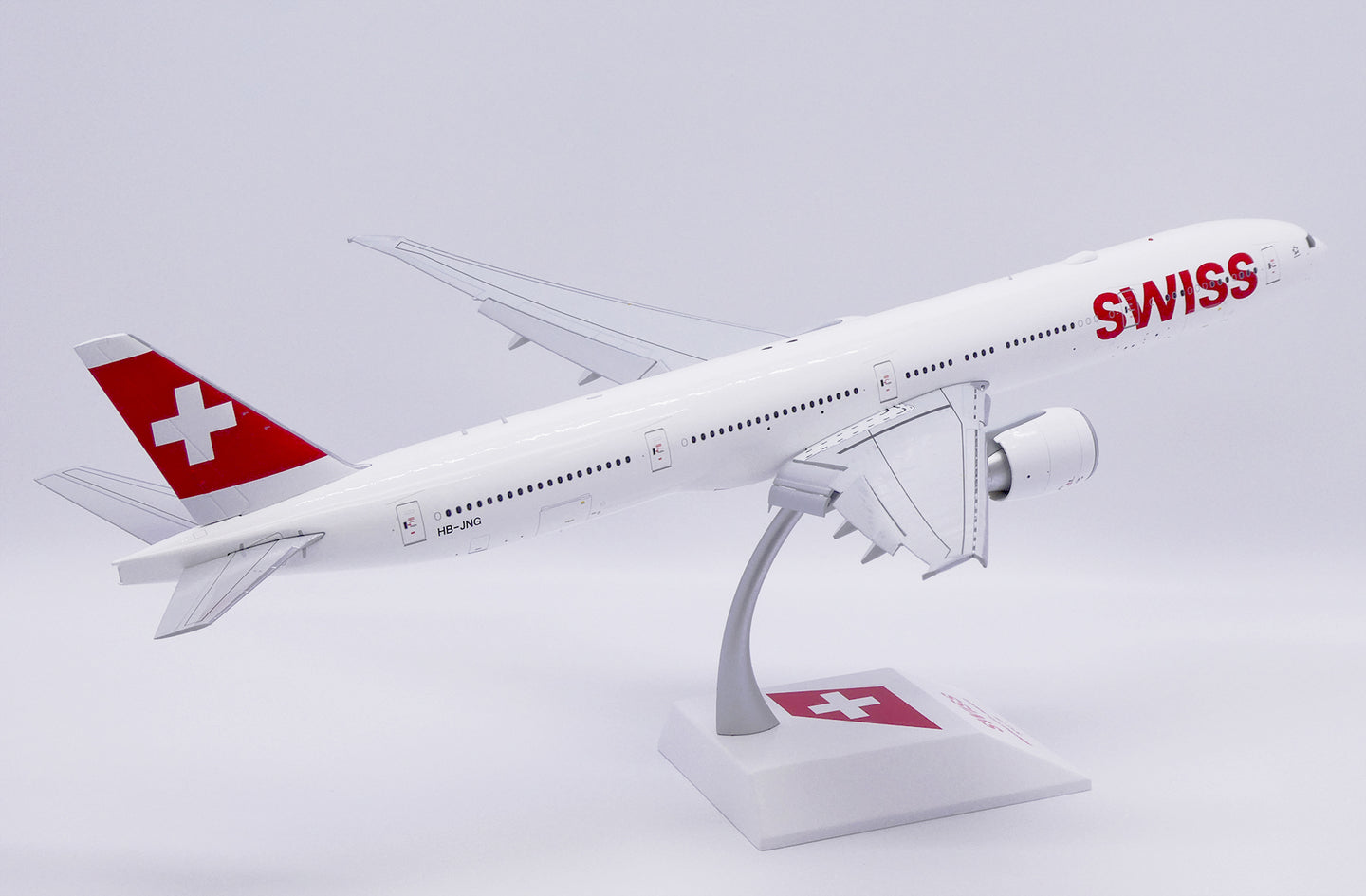 JC WINGS B777-300ER SWISS REG: HB-JNG "FLAPS DOWN"