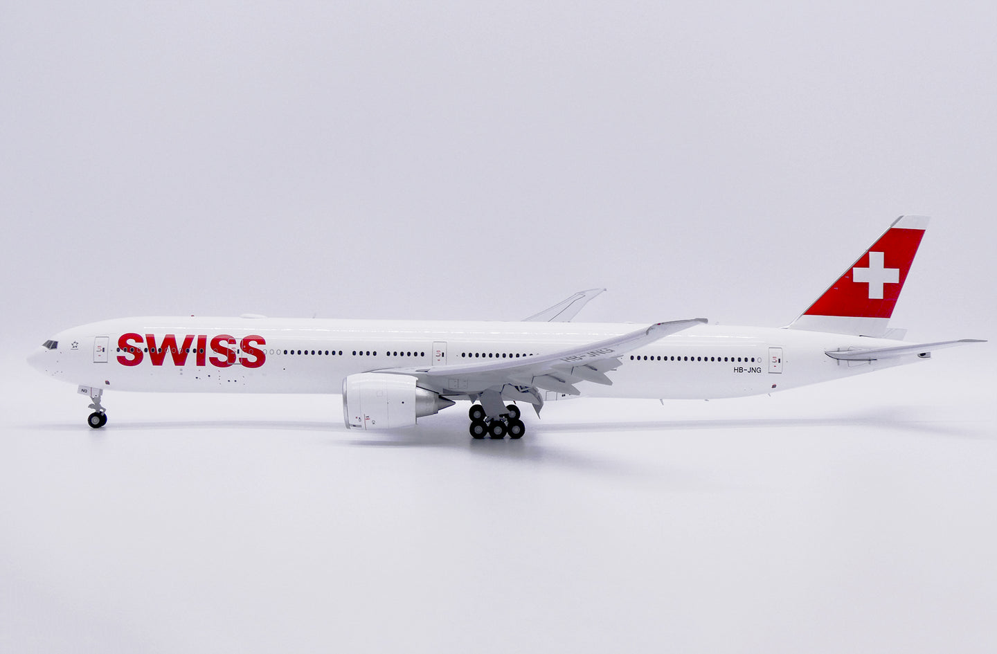 JC WINGS B777-300ER SWISS REG: HB-JNG "FLAPS DOWN"