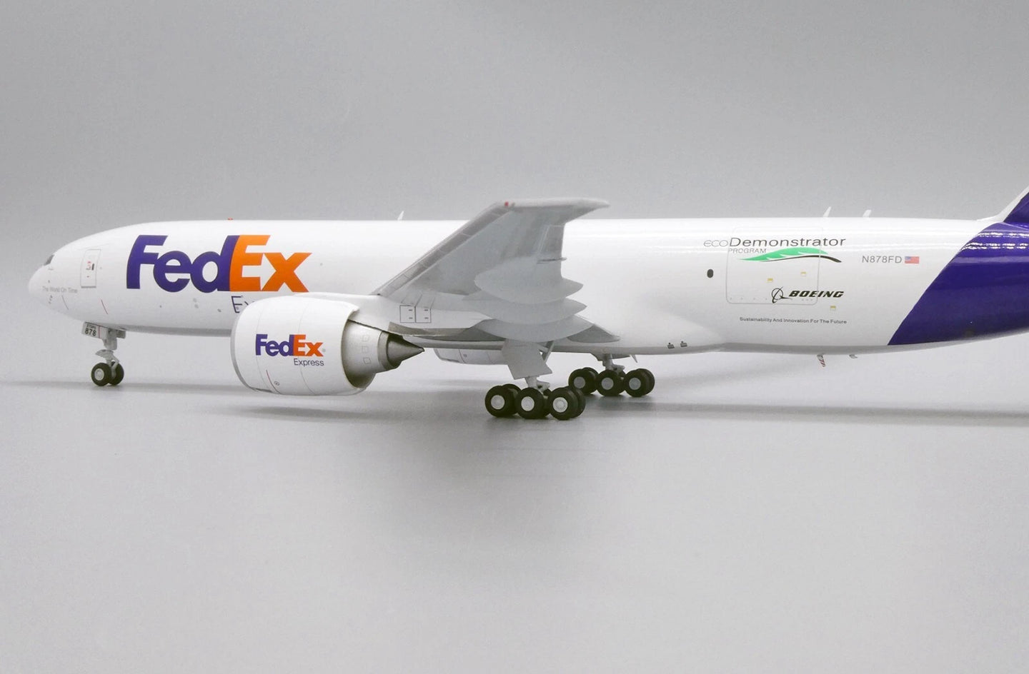 JC WINGS B777F FEDEX ECODEMONSTRATOR REG: N878FD