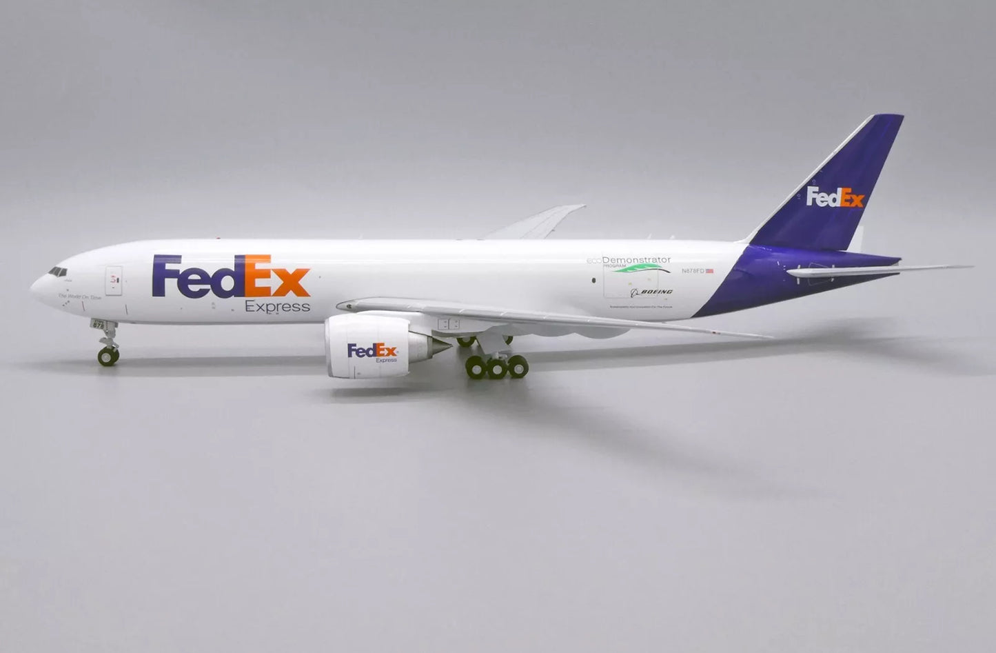 JC WINGS B777F FEDEX ECODEMONSTRATOR REG: N878FD